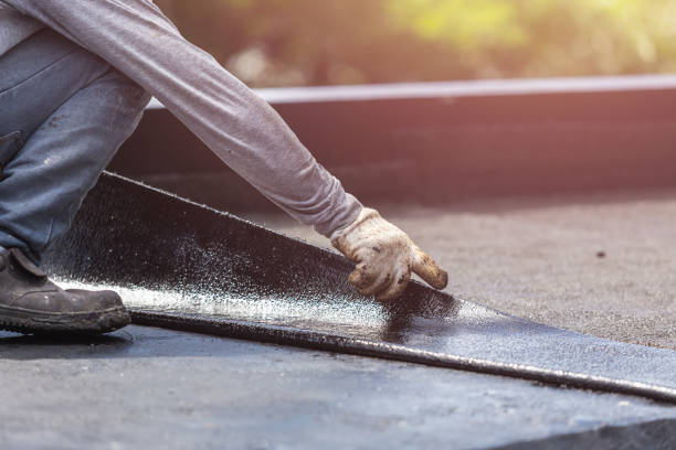 Professional Waterproofing technician working in Manahawkin, NJ